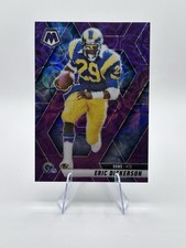 Panini 2025 Mosaic Eric Dickerson Rams Football Card Purple Scope Prizm #154
