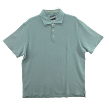Johnnie O Mens Polo Shirt Extra Large Shoreline Polo Seaglass Hanging Out New