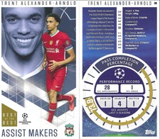 2020-21 Topps Best of the Supersize UEFA Champions League Trent Alexander-Arnold