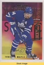 2021-22 Upper Deck Fleer Ultra Lucky 13 Achievement Auston Matthews READ 06wk