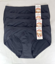 Jockey Womens Smooth  Shine Hipster Panties Size 6 M Lot of 4 NWT