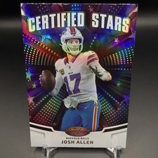 2025 Panini Certified - Certified Stars Josh Allen #CST-JAN
