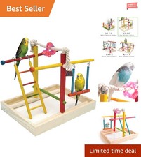 Versatile Foldable Bird Playpen for Lovebirds and Parakeets   Indoor Excitement