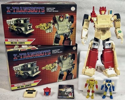 In Stock New X-Transbots MX-46L Lignite Landfill Trasnforms Toy Action Figure