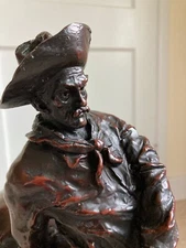 Frederic Remington Bronze Sculpture "The Outlaw" RARE EXC Fine & Accurate Detail