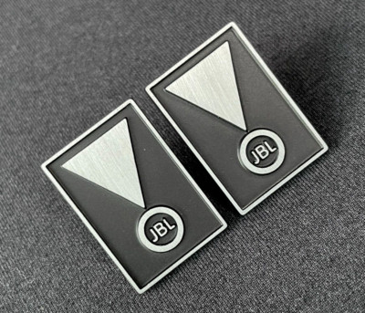 For JBL 1950s STYLE SQUARE EMBLEM BADGE LOGO - New Replacement DIY