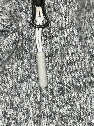 The North Face Sudadera con Capucha Mujer M Mediana Cremallera Pesada Polar Chaqueta Gris - Imagen 4 de 8