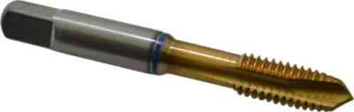 Guhring 9039070095250 Spiral Point Tap: 3/8-16 UNC, 3 Flutes, Plug, 2B
