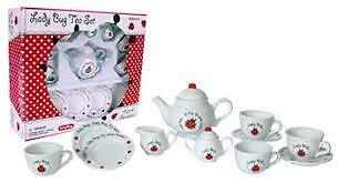 Porcelin Schylling Ladybug Tea Set for Children and 18 inch Dolls | eBay