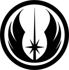 Star Wars Jedi Order Symbol Logo Vinyl Decal Car Bumper Window Sticker Wall Art
