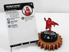 HEROCLIX Avengers Wars of the Realms Common 004 SCARLET WITCH w/Card