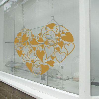 Valentinstag Lippen Display Schaufenster Liebesdekorationen