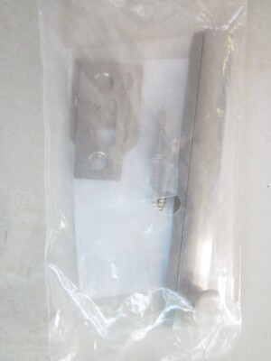 HD SOLID BRASS 4'' DOOR SURFACE SLIDE BOLT SATIN NICKEL PART # 874466