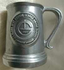 Wilton Armetale Stein Lancaster 1987 J.L Clark 31st Annual Service Award Banquet
