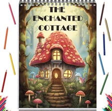 Spiral Bound Adult Coloring Book for Women, Anxiety Coloring Books for Adults Re