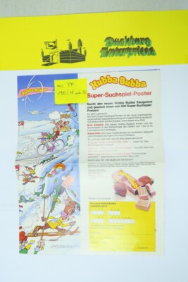 Fix und Foxi Werbebeilage Hubba Bubba aus 1982/48 oder 50  im Z (1). 155559