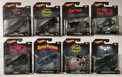 Hot Wheels Batman Set 8 Stück Batmobile Mattel DKL20