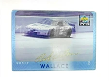 HOFer RUSTY WALLACE 1997 Upper Deck DIAMOND VISION INSERT MOTION Racing Card #S2