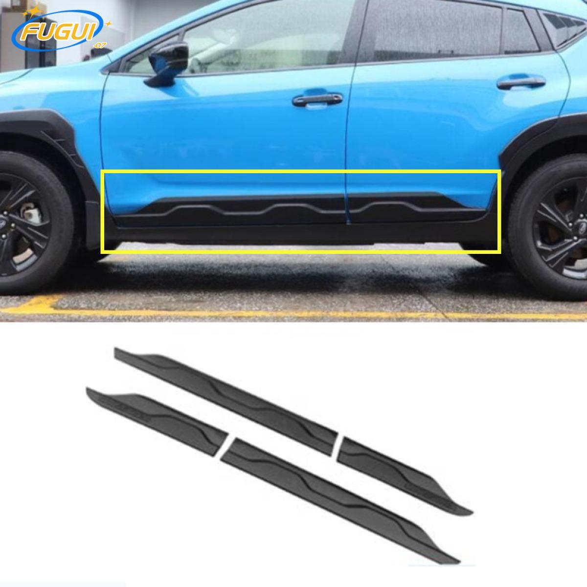 SUBARU Crosstrek ドアアンダーガーニッシュ For Subaru Crosstrek 2024-2025 Door Body Side Molding Trims Cover