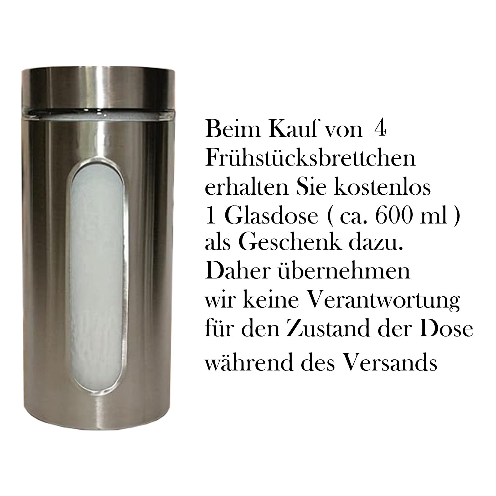 Frühstücksbrettchen 4er Set mit Ständer Schneidebrett Set spülmaschinenfest