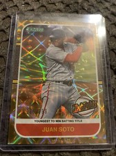 2021 Donruss Highlights Juan Soto Foil # 166/999 Nationals H13