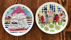 Two (2) Kate Spade Ny Collection Lenox Porcelain Plates, Illustrated Collection