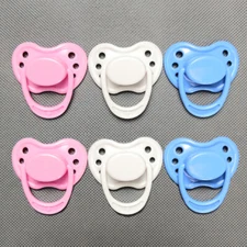6PC Magnetic Pacifiers Dummy for Realistic Reborn Baby Dolls DIY Accessory Gifts