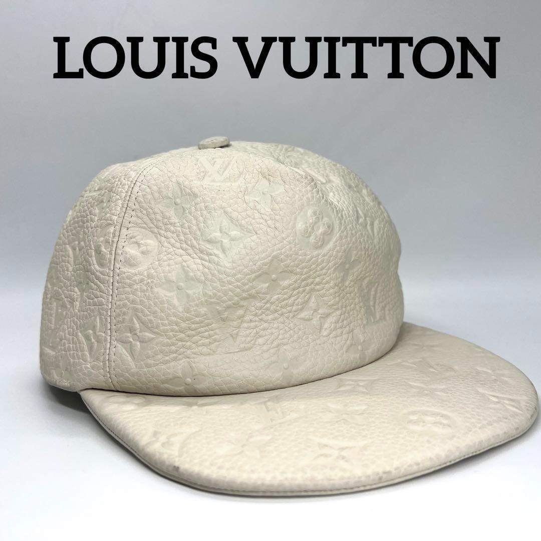Louis Vuitton LV Newsboy Men's Cap Monogram Quill Cap