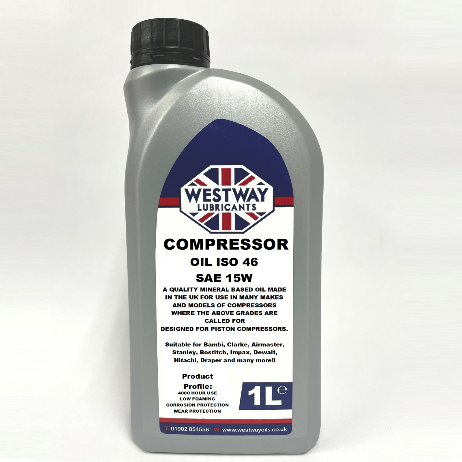 1L Air Compressor Oil 46 ISO 46 4000 Hours 1 Litres eBay