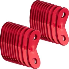 20PCS Aluminum Guyline Cord Adjuster Tent Tensioners for Camping Hiking
