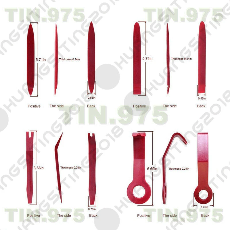 Car Off-Road Interior Door Handle Trim Panel Clip Light o Removal Tools 7in1 ML Foto 2 de 4