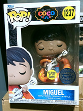 EN STOCK - DISNEY FUNKO POP COCO MIGUEL WITH GUITAR EXCLUSIVE GITD