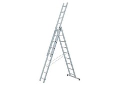  Zarges Light Trade Combination Ladder 3-Part 3 x 10 Rungs ZAR48983