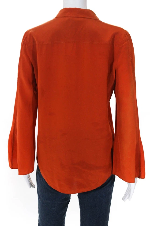 Tory Burch Womens Kim Shirt Size 2 11545467 - Image 3 of 4