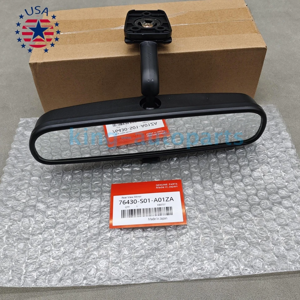 New !Interior Rear View Mirror For Honda Civic 1.6L 1996 1997 1998 1999 2000 USA - Image 2 of 4