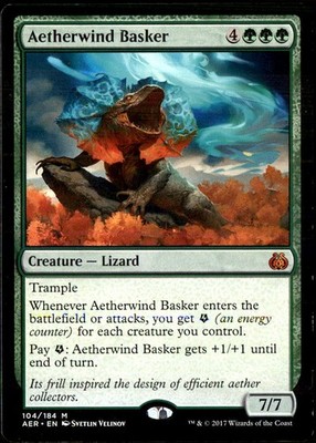 Aetherwind Basker Aether Revolt Normal MTG 104 NM