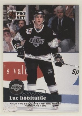 1991-92 Pro Set Player of the Month Luc Robitaille #P6 HOF 1ek