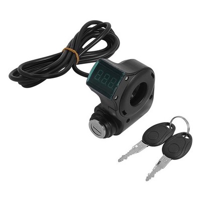 Voltage Display with Key Lock Switch for KUGOO M4 PRO Electric Scooter Use