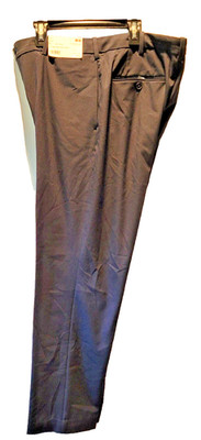 Uniqlo Ezy Ankle Dress Pants 2 Way Stretch Navy Women's Large 33-36'' Pockets NWT
