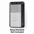 Ring 5AT3S7 2nd Gen Black Solar Charger Ring Battery Video Doorbell Micro USB
