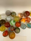 Vintage Mixed Glass Marbles Estate Collection Lot of 25 As Found Swirls Auction — photo 6