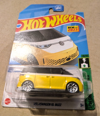hot wheels 2023 vw I'd buzz #175/250 yellow hw green speed new 2023