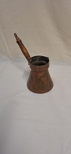 VINTAGE COPPER TURKISH COFFEE POT CEZVE IBRIK Eastern Antique Metalware 