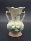 Vintage Hull Art Pottery USA Wildflower Double Handled Vase W-1-5 1/2"