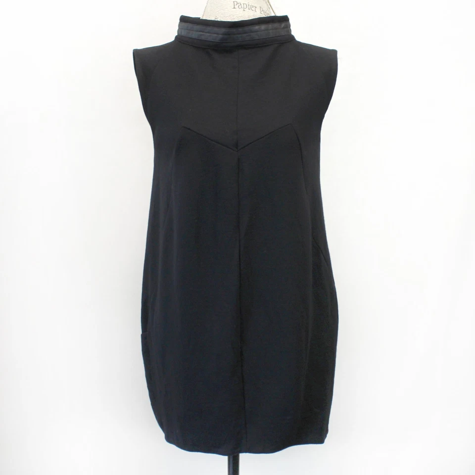 Mini Vestido Negro de Lana MARC by Marck Jacobs Bodycon Clásico Minimalista Pequeño Foto 2 de 4