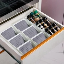 Kitchen Drawer Organizer,2 Pack,Pantry Organizers and Storage,Spice Rack Orga...