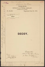 Photo:Detroit Fly Paper Company for Decoy. brand Adhesive Fly Paper