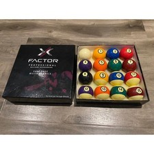 X-Factor Professional Sure Shot Billiard Balls By American Heritage Billiards