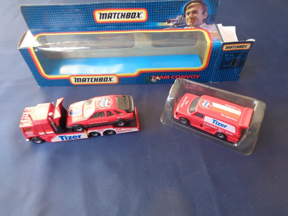 MATCHBOX TEAM CONVOY TIZER RACING TEAM FLAVOURED SOFT DRINK TC 12 - Immagine 3 di 4