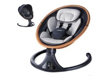LAREX Baby Swing Infant Swing Electric Toddler Baby Rocker Portable for Newborn